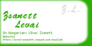 zsanett levai business card
