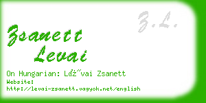 zsanett levai business card